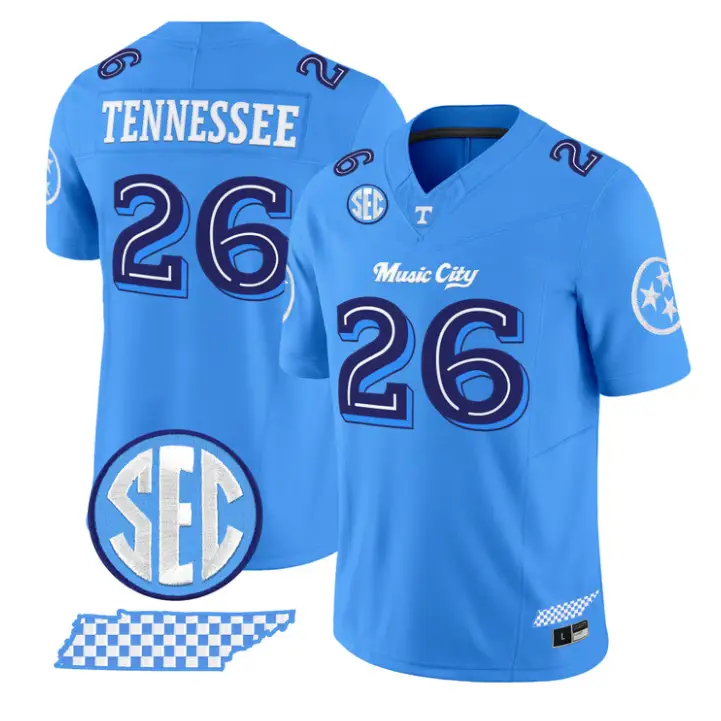 Tennessee Jersey #26 Tennessee Vols Music City Edition Limited Stitched by My Store NCAA Football Jerseys