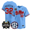 Tristan Bissetta Jersey #32 Ole Miss 2026 World Series Vapor Stitched - Top Design Fan Tristan Bissetta Jersey #32 Ole Miss 2026 World Series Vapor Stitched