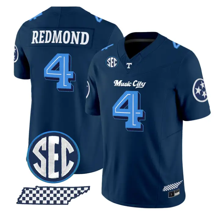 Ty Redmond Jersey #4 Tennessee Vols Music City Edition Stitched by My Store NCAA Football Jerseys