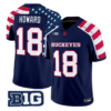 Will Howard Jersey #18 Ohio State America 250 Edition Vapor Limited Stitched - Top Design Fan Will Howard Jersey #18 Ohio State America 250 Edition Vapor Limited Stitched