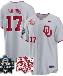 Oklahoma Sooners 2026 NCAA Baseball College World Series Champions Vapor Jersey - Stitched