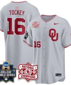 Oklahoma Sooners 2026 NCAA Baseball College World Series Champions Vapor Jersey - Stitched