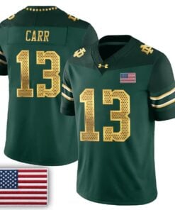 Notre Dame Fighting Irish 2026 Shamrock Series Football Vapor Jersey - Stitched