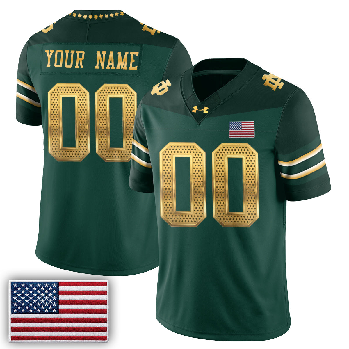 notre-dame-fighting-irish-2026-shamrock-series-football-vapor-custom-jersey-stitched-01 - Top Design Fan Notre Dame Fighting Irish 2026 Shamrock Series Football Vapor Custom Jersey - Stitched