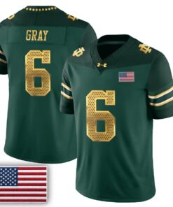 Notre Dame Fighting Irish 2026 Shamrock Series Football Vapor Jersey - Stitched