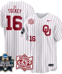 Oklahoma Sooners 2026 NCAA Baseball College World Series Champions Vapor Jersey - Stitched