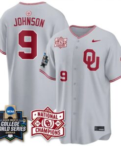 Oklahoma Sooners 2026 NCAA Baseball College World Series Champions Vapor Jersey - Stitched