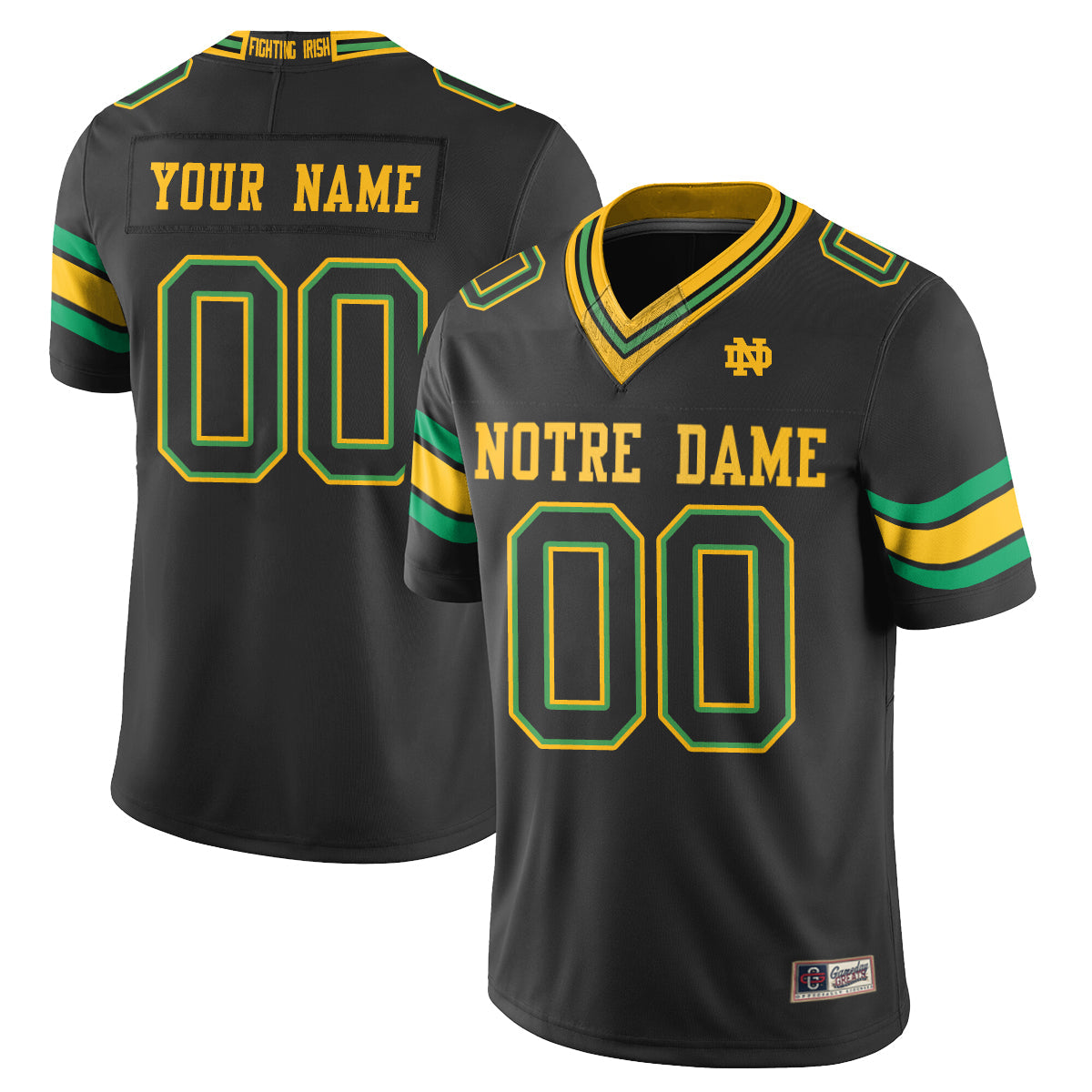 notre-dame-fighting-irish-2026-shamrock-series-football-vapor-custom-jersey-stitched-03 - Top Design Fan Notre Dame Fighting Irish 2026 Shamrock Series Football Vapor Custom Jersey - Stitched