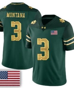 Notre Dame Fighting Irish 2026 Shamrock Series Football Vapor Jersey - Stitched