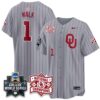 Oklahoma Sooners 2026 NCAA Baseball College World Series Champions Vapor Jersey - Stitched - Top Design Fan Oklahoma Sooners 2026 NCAA Baseball College World Series Champions Vapor Jersey - Stitched