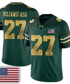 Notre Dame Fighting Irish 2026 Shamrock Series Football Vapor Jersey - Stitched
