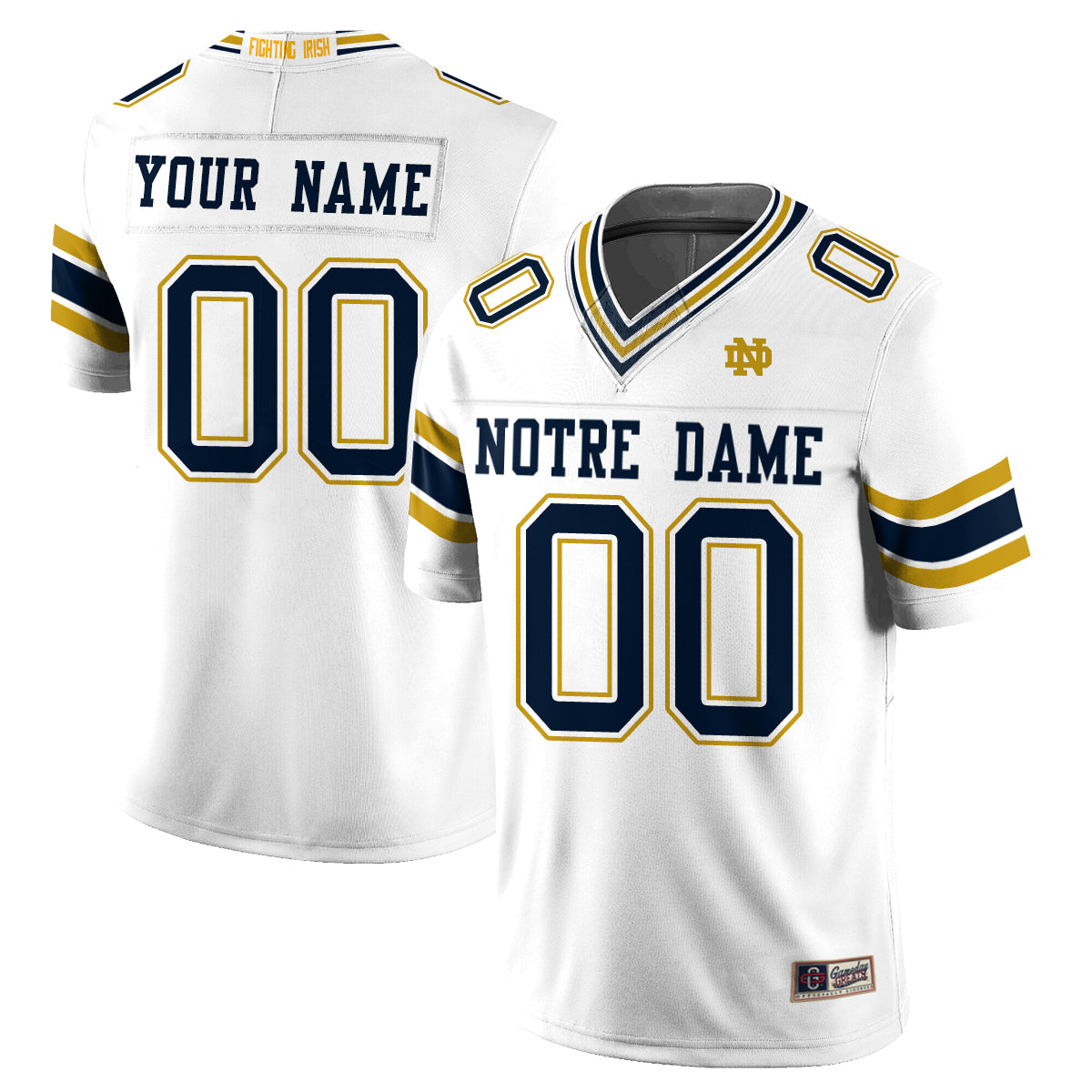 notre-dame-fighting-irish-2026-shamrock-series-football-vapor-custom-jersey-stitched-02 - Top Design Fan Notre Dame Fighting Irish 2026 Shamrock Series Football Vapor Custom Jersey - Stitched