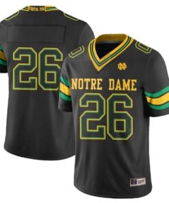 Notre Dame Fighting Irish 2026 Shamrock Series Football Vapor Jersey - Stitched