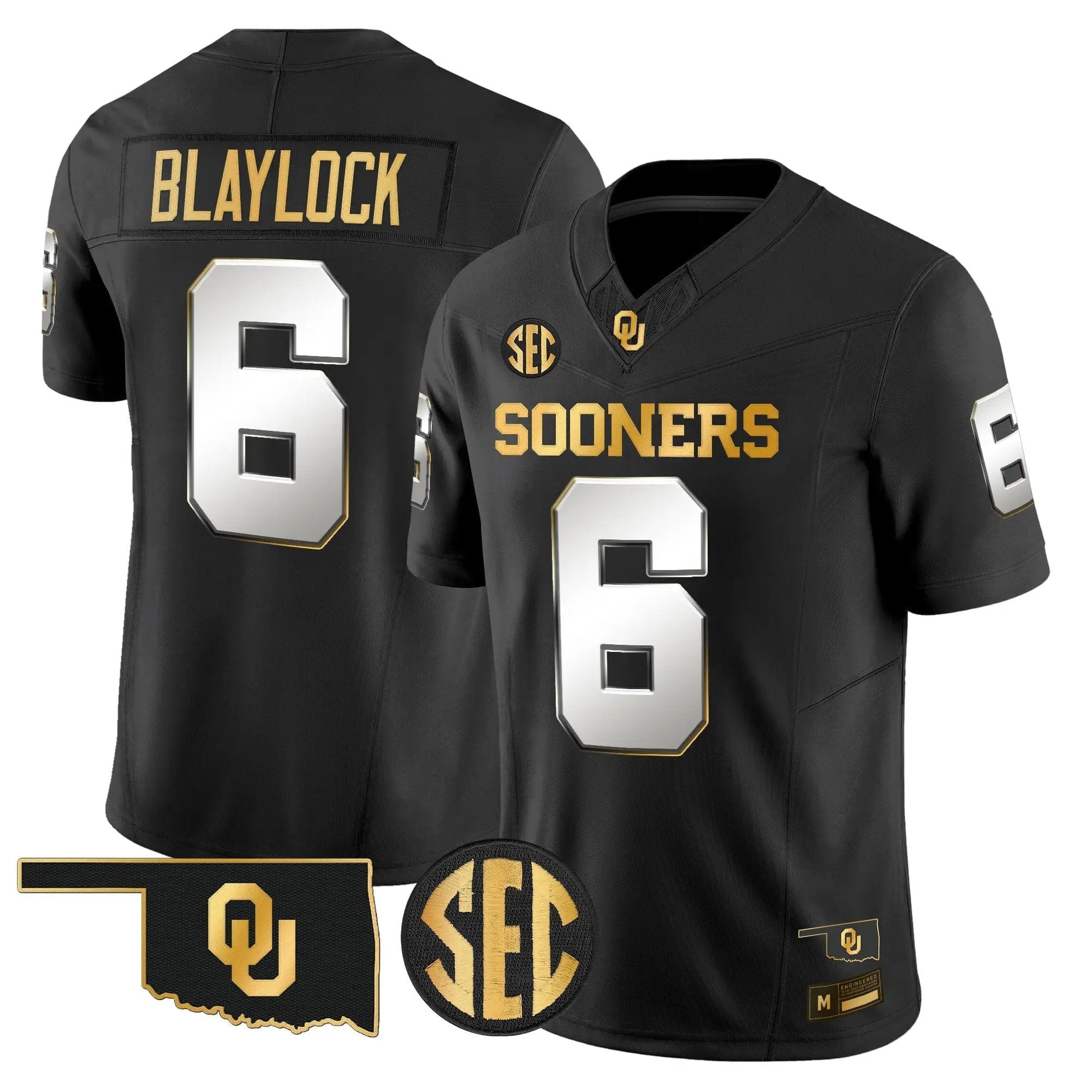 mens-oklahoma-sooners-2026-gold-vapor-limited-jersey-all-stitched-22 - Top Design Fan Oklahoma Sooners 2026 Gold Vapor Limited Jersey - Stitched