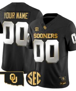 OU 2026 Gold Vapor Limited Custom Jersey - Stitched by Digigearus