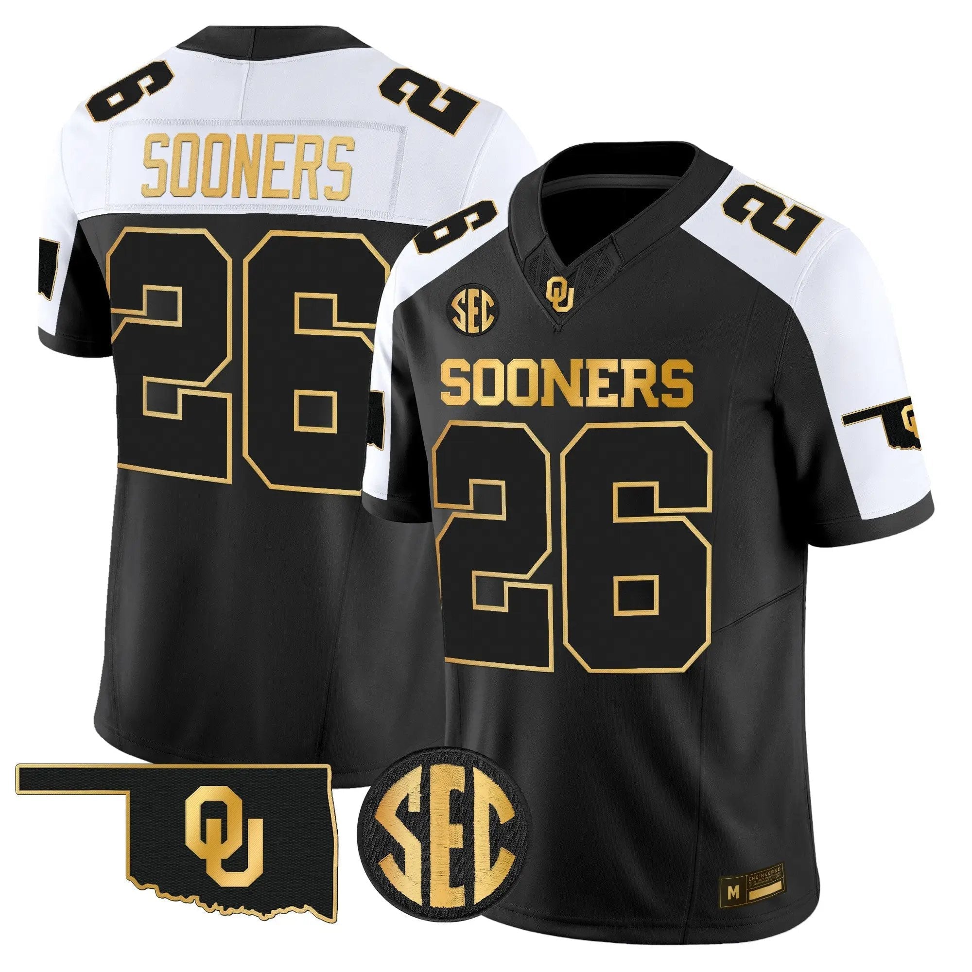 mens-oklahoma-sooners-2026-gold-vapor-limited-jersey-all-stitched-38 - Top Design Fan Oklahoma Sooners 2026 Gold Vapor Limited Jersey - Stitched
