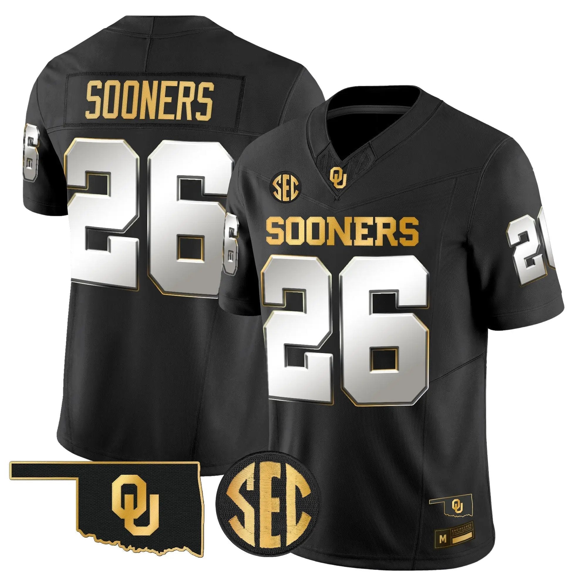 mens-oklahoma-sooners-2026-gold-vapor-limited-jersey-all-stitched-28 - Top Design Fan Oklahoma Sooners 2026 Gold Vapor Limited Jersey - Stitched