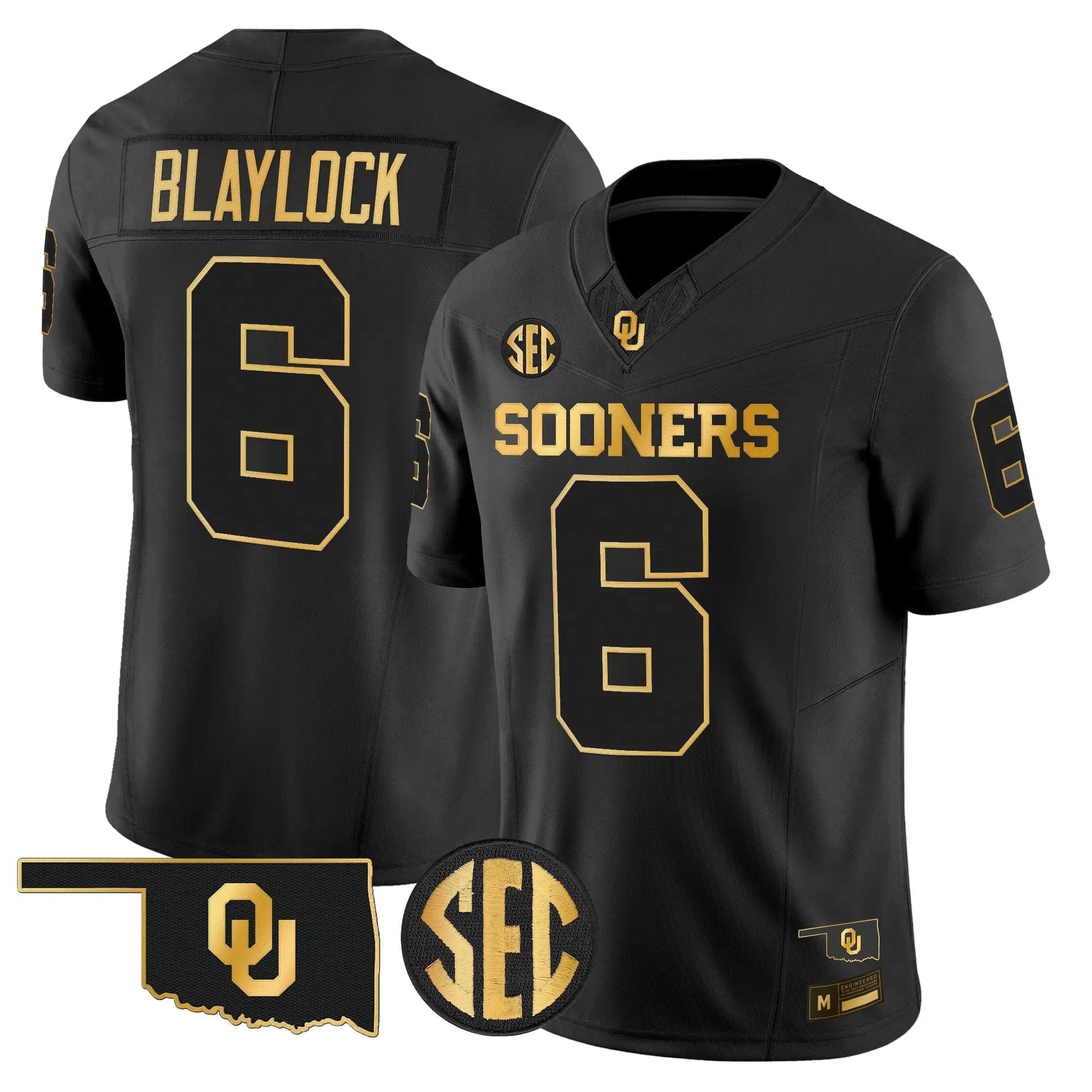 mens-oklahoma-sooners-2026-gold-vapor-limited-jersey-all-stitched-02 - Top Design Fan Oklahoma Sooners 2026 Gold Vapor Limited Jersey - Stitched