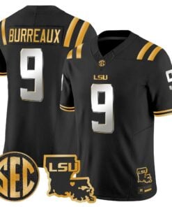 LSU Tigers 2026 Louisiana Patch Gold Vapor Limited Jersey - Stitched