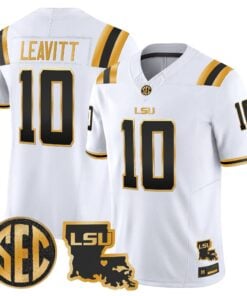 LSU Tigers 2026 Louisiana Patch Gold Vapor Limited Jersey - Stitched