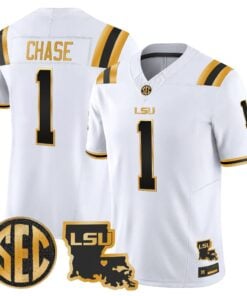 LSU Tigers 2026 Louisiana Patch Gold Vapor Limited Jersey - Stitched