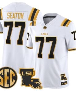 LSU Tigers 2026 Louisiana Patch Gold Vapor Limited Jersey - Stitched