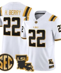 LSU Tigers 2026 Louisiana Patch Gold Vapor Limited Jersey - Stitched