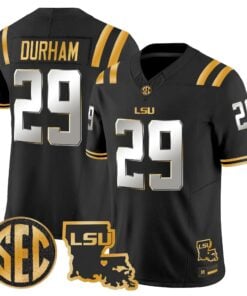 LSU Tigers 2026 Louisiana Patch Gold Vapor Limited Jersey - Stitched