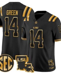 LSU Tigers 2026 Louisiana Patch Gold Vapor Limited Jersey - Stitched