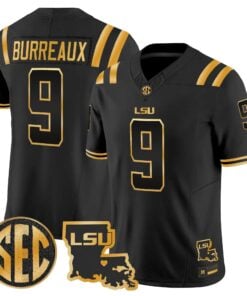 LSU Tigers 2026 Louisiana Patch Gold Vapor Limited Jersey - Stitched