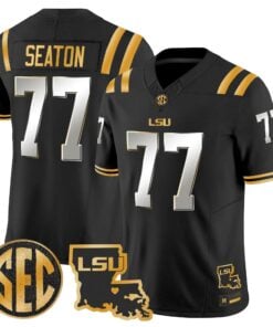 LSU Tigers 2026 Louisiana Patch Gold Vapor Limited Jersey - Stitched