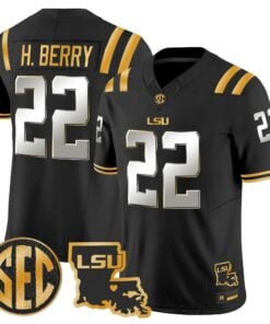 LSU Tigers 2026 Louisiana Patch Gold Vapor Limited Jersey - Stitched
