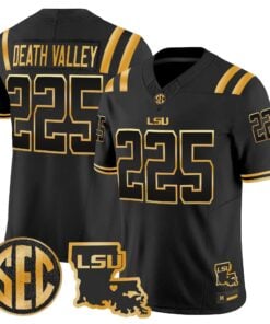 LSU Tigers 2026 Louisiana Patch Gold Vapor Limited Jersey - Stitched
