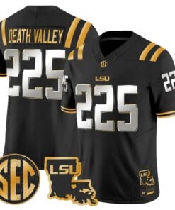 LSU Tigers 2026 Louisiana Patch Gold Vapor Limited Jersey - Stitched