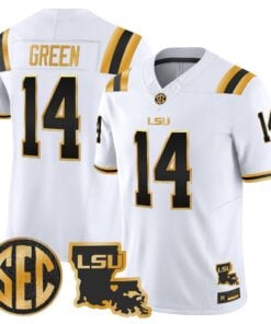 LSU Tigers 2026 Louisiana Patch Gold Vapor Limited Jersey - Stitched
