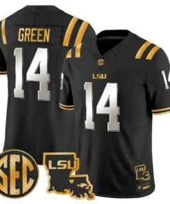 LSU Tigers 2026 Louisiana Patch Gold Vapor Limited Jersey - Stitched