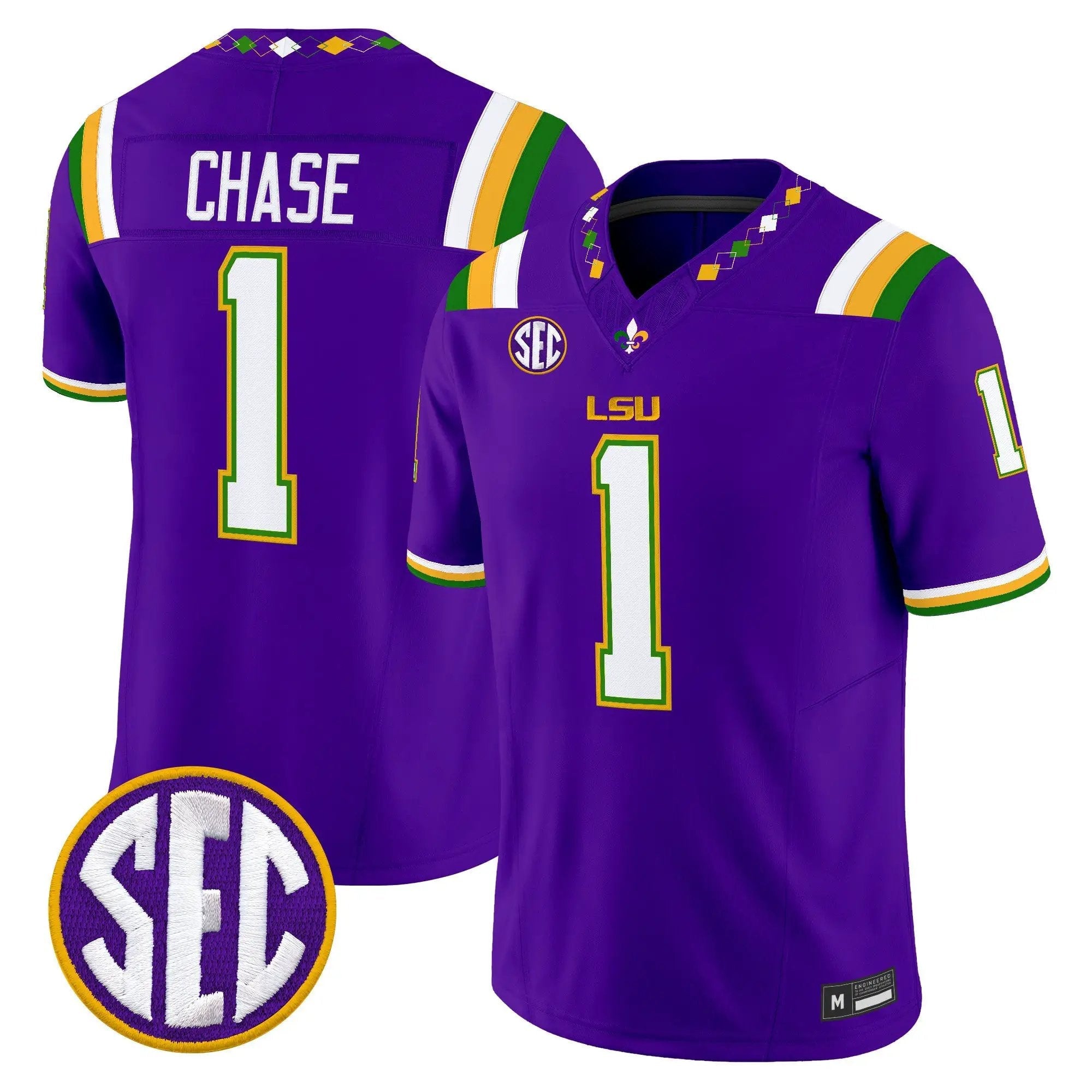 mens-lsu-tigers-2026-mardi-gras-edition-vapor-limited-jersey-all-stitched-17 - Top Design Fan LSU Tigers 2026 "Mardi Gras Edition'' Vapor Limited Jersey - Stitched