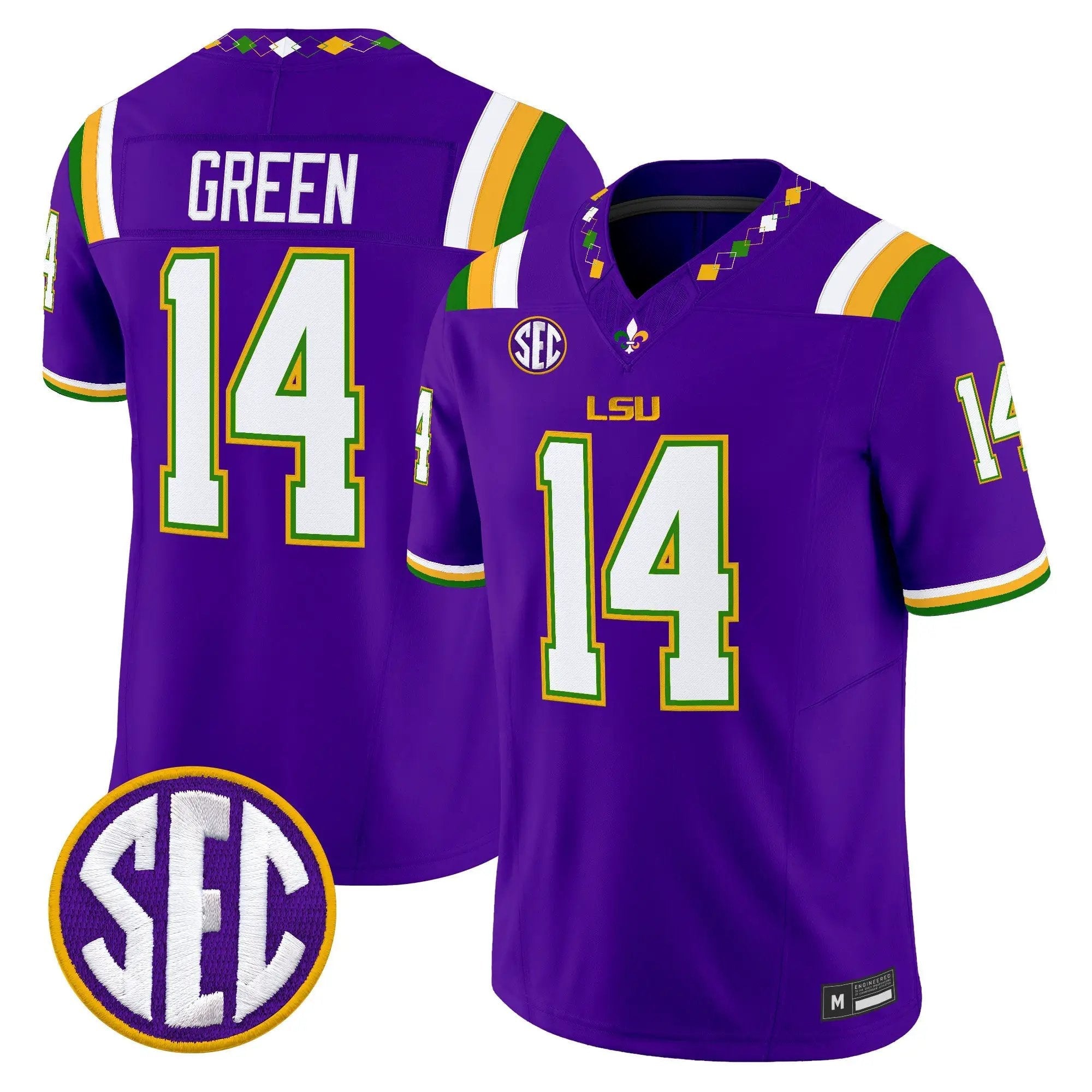 mens-lsu-tigers-2026-mardi-gras-edition-vapor-limited-jersey-all-stitched-13 - Top Design Fan LSU Tigers 2026 "Mardi Gras Edition'' Vapor Limited Jersey - Stitched
