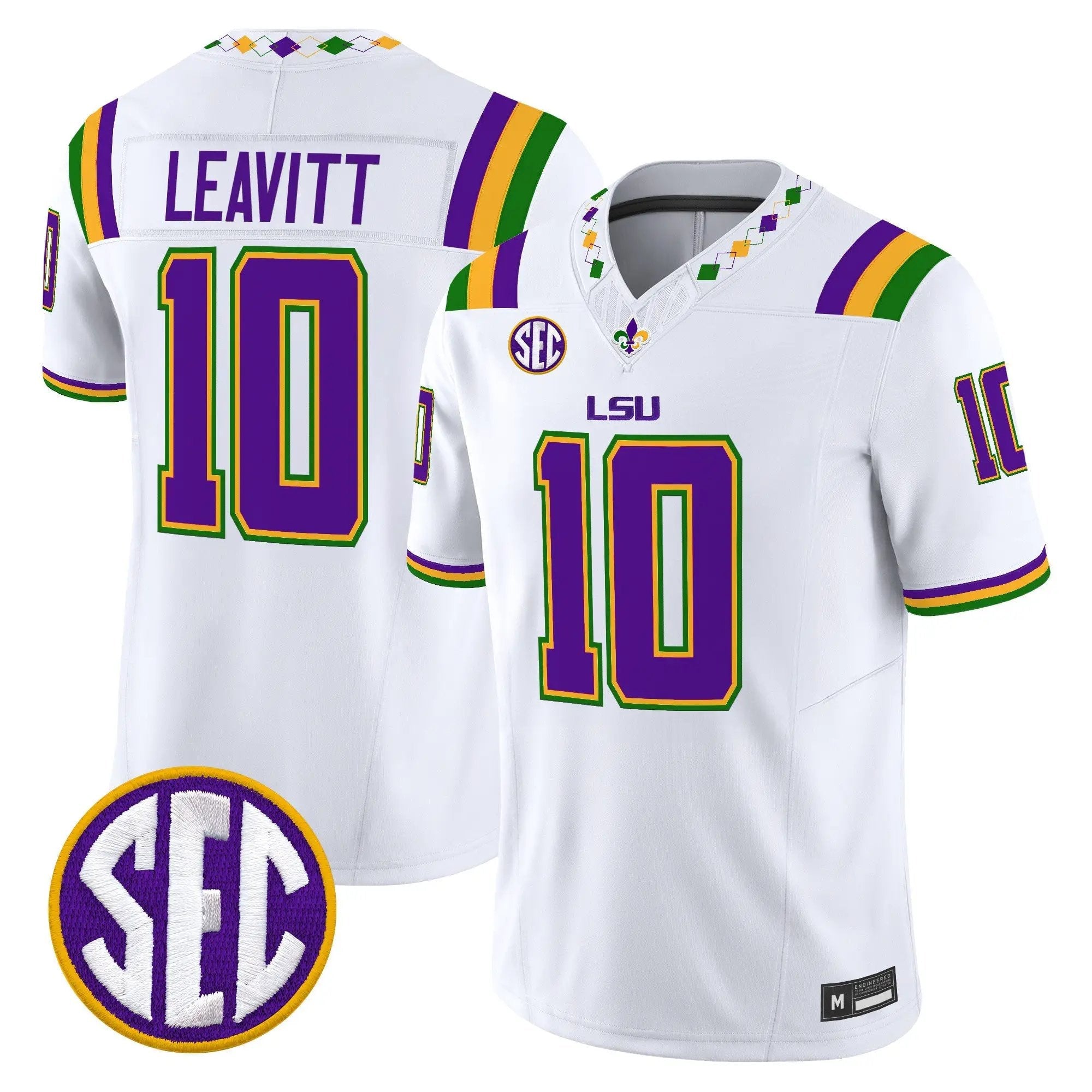 LSU Tigers 2026 "Mardi Gras Edition'' Vapor Limited Jersey - Stitched - Top Design Fan LSU Tigers 2026 "Mardi Gras Edition'' Vapor Limited Jersey - Stitched