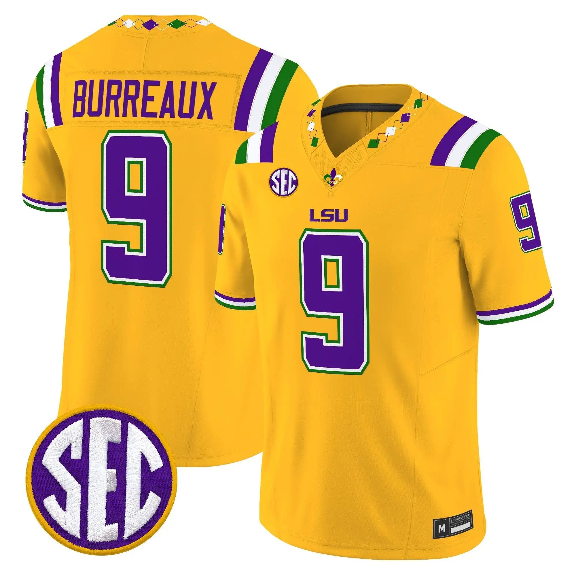 mens-lsu-tigers-2026-mardi-gras-edition-vapor-limited-jersey-all-stitched-26 - Top Design Fan LSU Tigers 2026 "Mardi Gras Edition'' Vapor Limited Jersey - Stitched