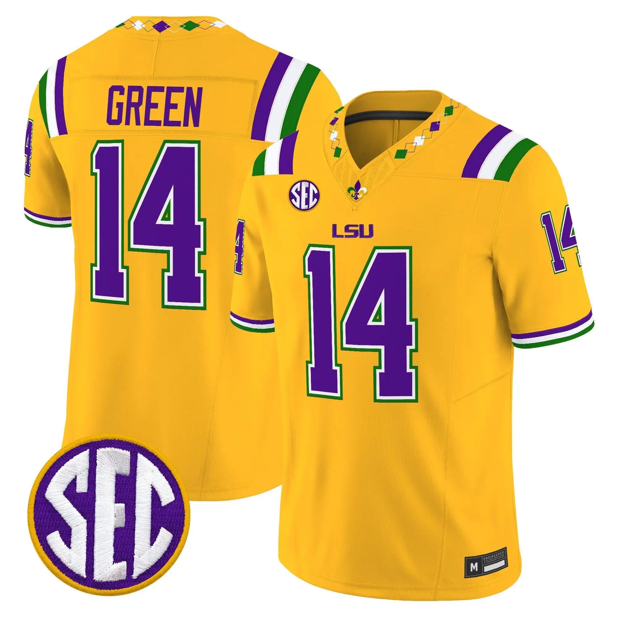 mens-lsu-tigers-2026-mardi-gras-edition-vapor-limited-jersey-all-stitched-23 - Top Design Fan LSU Tigers 2026 "Mardi Gras Edition'' Vapor Limited Jersey - Stitched