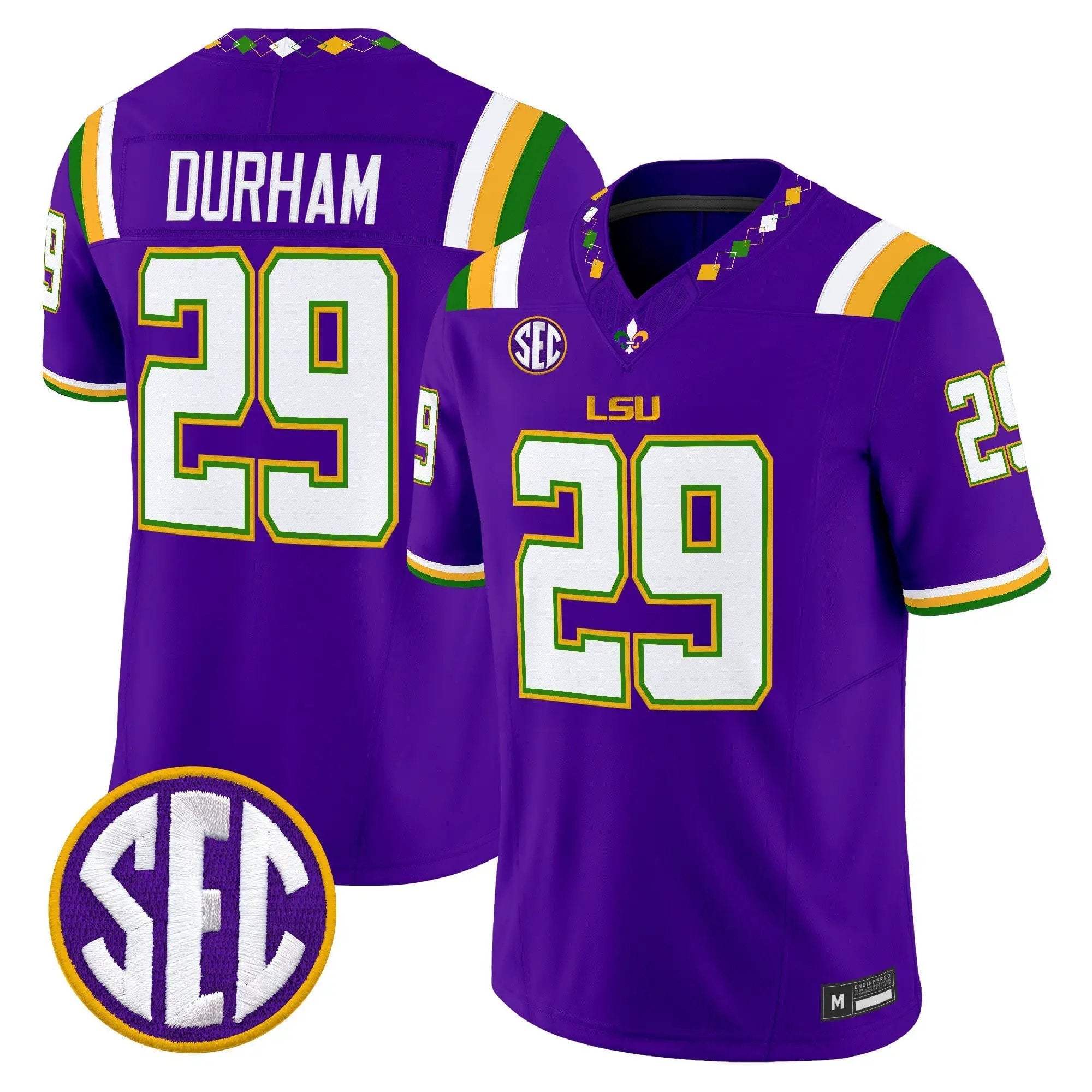 mens-lsu-tigers-2026-mardi-gras-edition-vapor-limited-jersey-all-stitched-12 - Top Design Fan LSU Tigers 2026 "Mardi Gras Edition'' Vapor Limited Jersey - Stitched