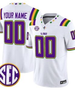 LSU Tigers 2026 "Mardi Gras Edition'' Vapor Limited Custom Jersey - Stitched