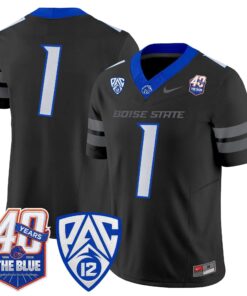 Boise State Broncos 2026 Vapor Limited Jersey - 40th Anniversary Patch - Stitched