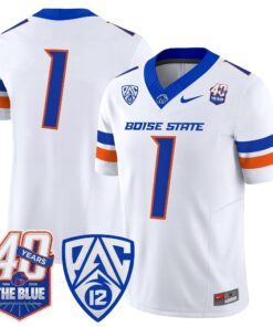 Boise State Broncos 2026 Vapor Limited Jersey - 40th Anniversary Patch - Stitched