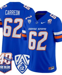 Boise State Broncos 2026 Vapor Limited Jersey - 40th Anniversary Patch - Stitched