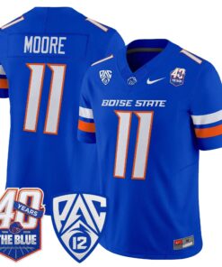 Boise State Broncos 2026 Vapor Limited Jersey - 40th Anniversary Patch - Stitched
