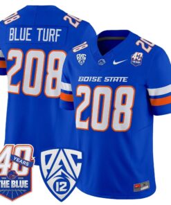 Boise State Broncos 2026 Vapor Limited Jersey - 40th Anniversary Patch - Stitched