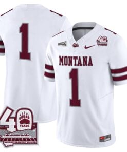 Montana Grizzlies 2026 Vapor Limited Jersey - 40th Anniversary Patch - Stitched