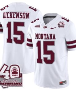 Montana Grizzlies 2026 Vapor Limited Jersey - 40th Anniversary Patch - Stitched